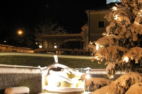 winter dorfplatz