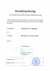 Kundmachung Landarbeiterkammerwahl 2020