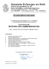 Kundmachung konst. GR Sitz. 29.2.2020