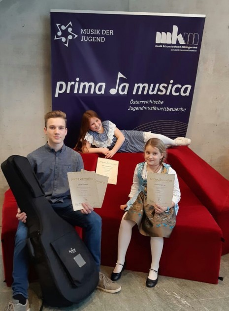 Primalamusica_Jakob Schober Verena  Brandstetter und Klara Kühleitner