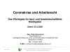 Coronakrise und Arbeitsrecht