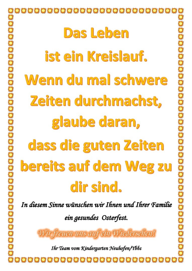 Das Leben ist ein Kreislauf