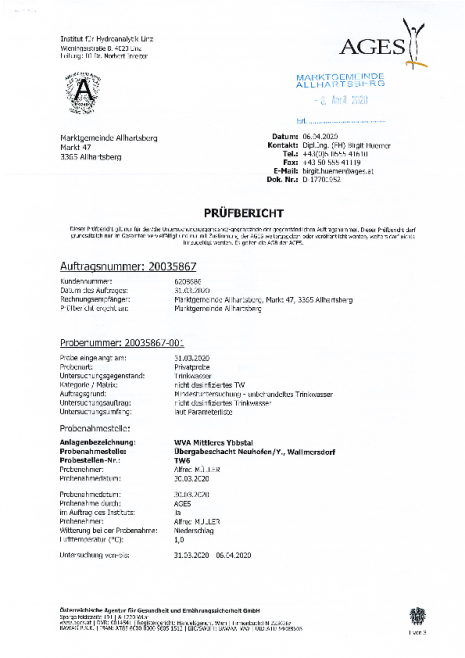 Trinkwasseruntersuchung WVA Mittleres Ybbstal Übergabeschacht Neuhofen-Ybbs, WD-16042020073149.pdf