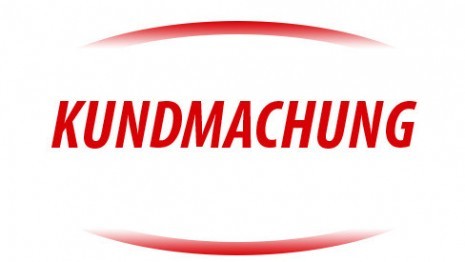 Kundmachung