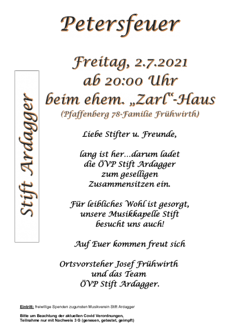 Petersfeuer Version 3