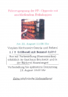 Fahrzeugsegnung mit Frühschoppen 2021