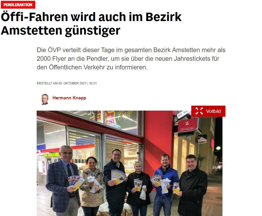 NOEN_Oeffi fahren wird auch im Bezirk Amstetten günstiger.JPG