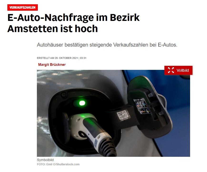 NOEN_KW 43_E-Auto Nachfrage im Bezirk Amstetten ist hoch.JPG