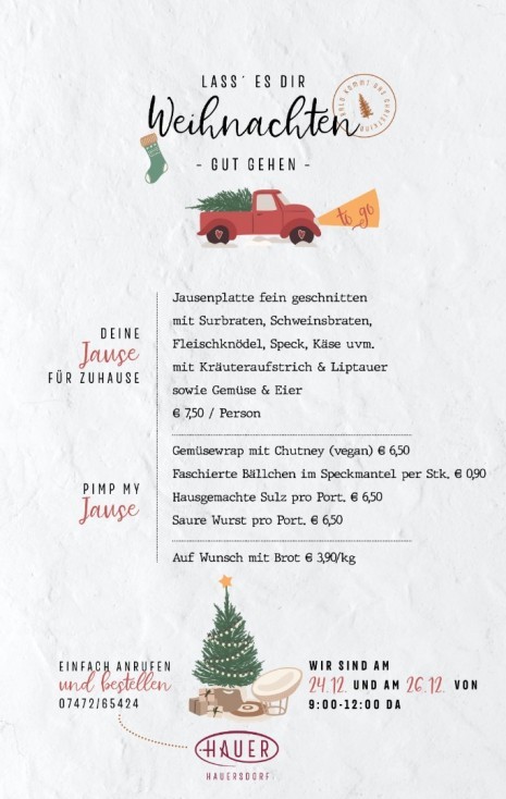 Weihnachtsjause