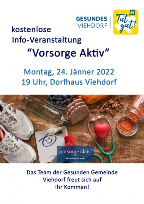 Vorsorge Aktiv Info Veranstaltung Viehdorf