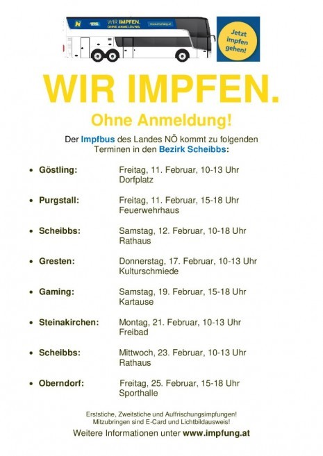 WIR IMPFEN PLAKAT Bezirk Scheibbs Februar 2022-001