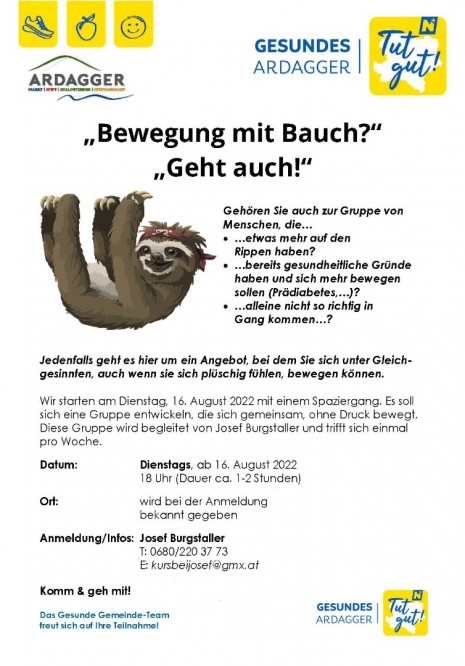 Bewegung mit Bauch geht auch_Burgstaller