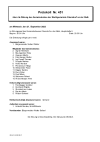 Protokoll Nr. 451 vom 21.09.2022
