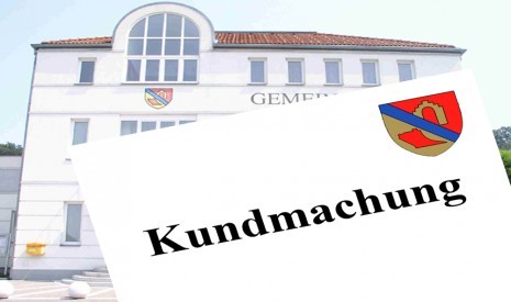 Kundmachungen und Verlautbarungen