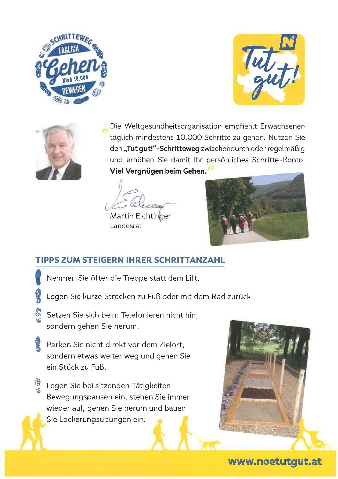 Gesundes Ferschnitz - Schritteweg-Karte