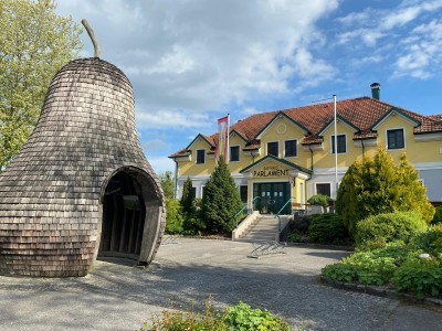 Haus mit Birne