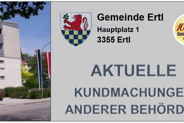 Kundmachung andere Behörden