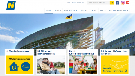 Land NÖ Homepage