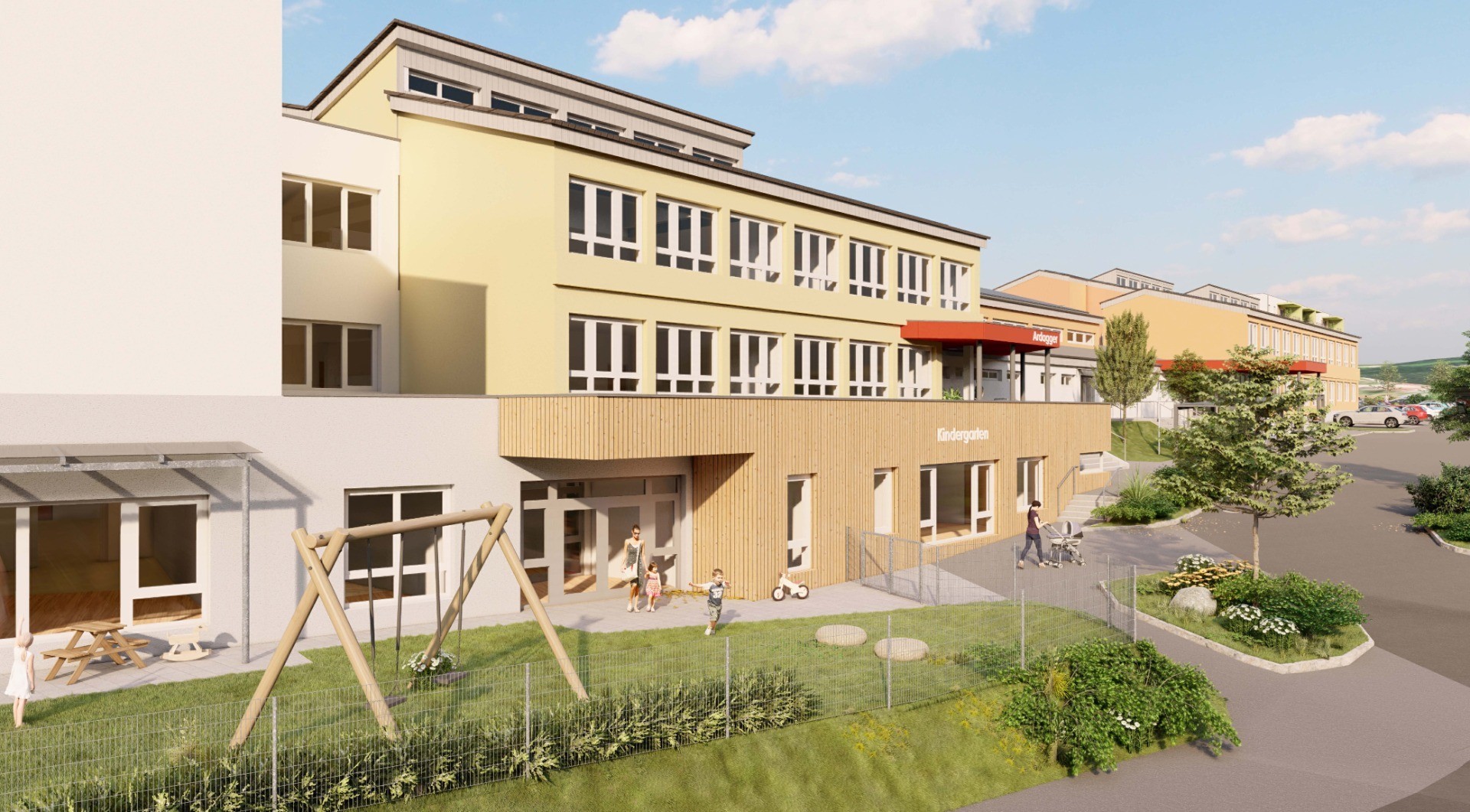 Ansicht Eingang Kindergarten