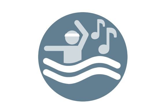 Clipart Wassergymnastik