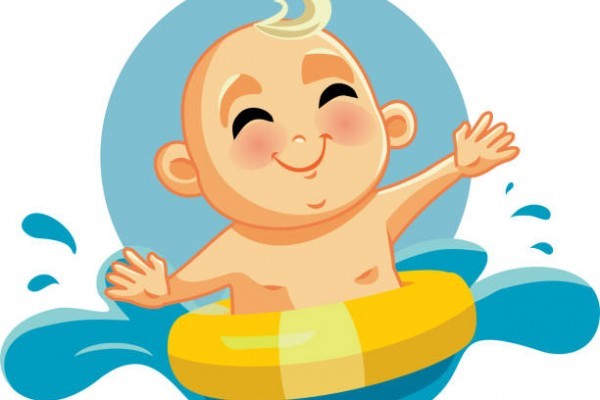 Clipart Babyschwimmen