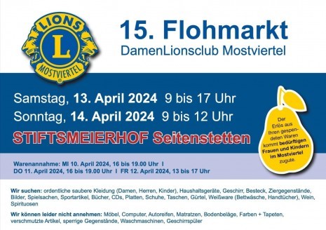 Lionsflohmarkt Seitenstetten