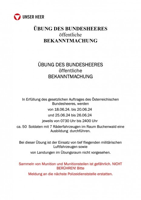 Bundesheerübung