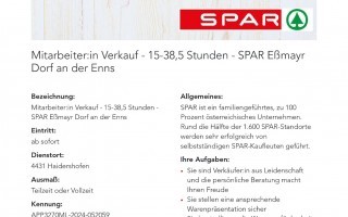 Mitarbeiter_in Verkauf - 15-38,5 Stunden - SPAR Eßmayr_1.jpg