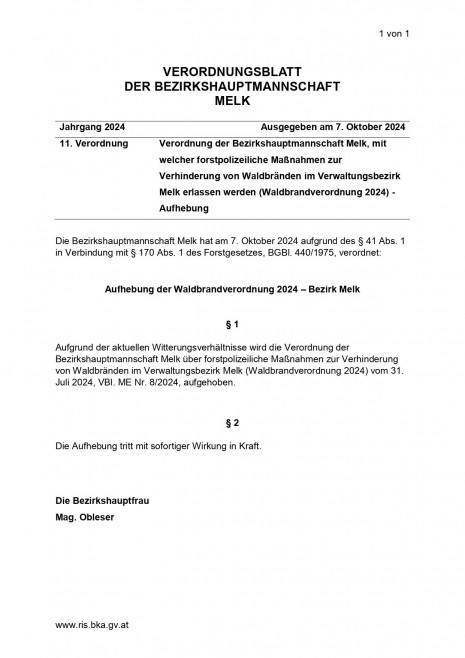 Aufhebung der Waldbrandverordnung 2024 - Bezirk Melk_page-0001.jpg