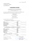 Kundmachung Wahlbehörden