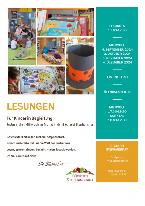 Lesungen Wintersemester 2024