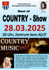 „BEST OF COUNTRY – Show 2025 Plakat