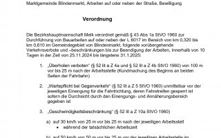 Verordnung BH MELK Bauarbeiten auf oder neben der L6017 im Bereich von km 0,320 - km 0,610 im Gemeindegebiet von Blindenmarkt_page-0001.jpg