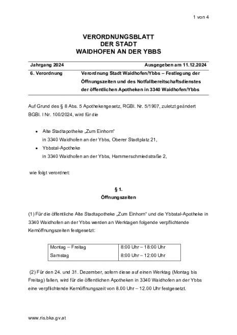 Apotheke Betriebszeiten VO v. 11.12.2024_amtssigniert.pdf