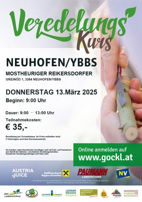 Plakat-Veredelungskurs-Neuhofen