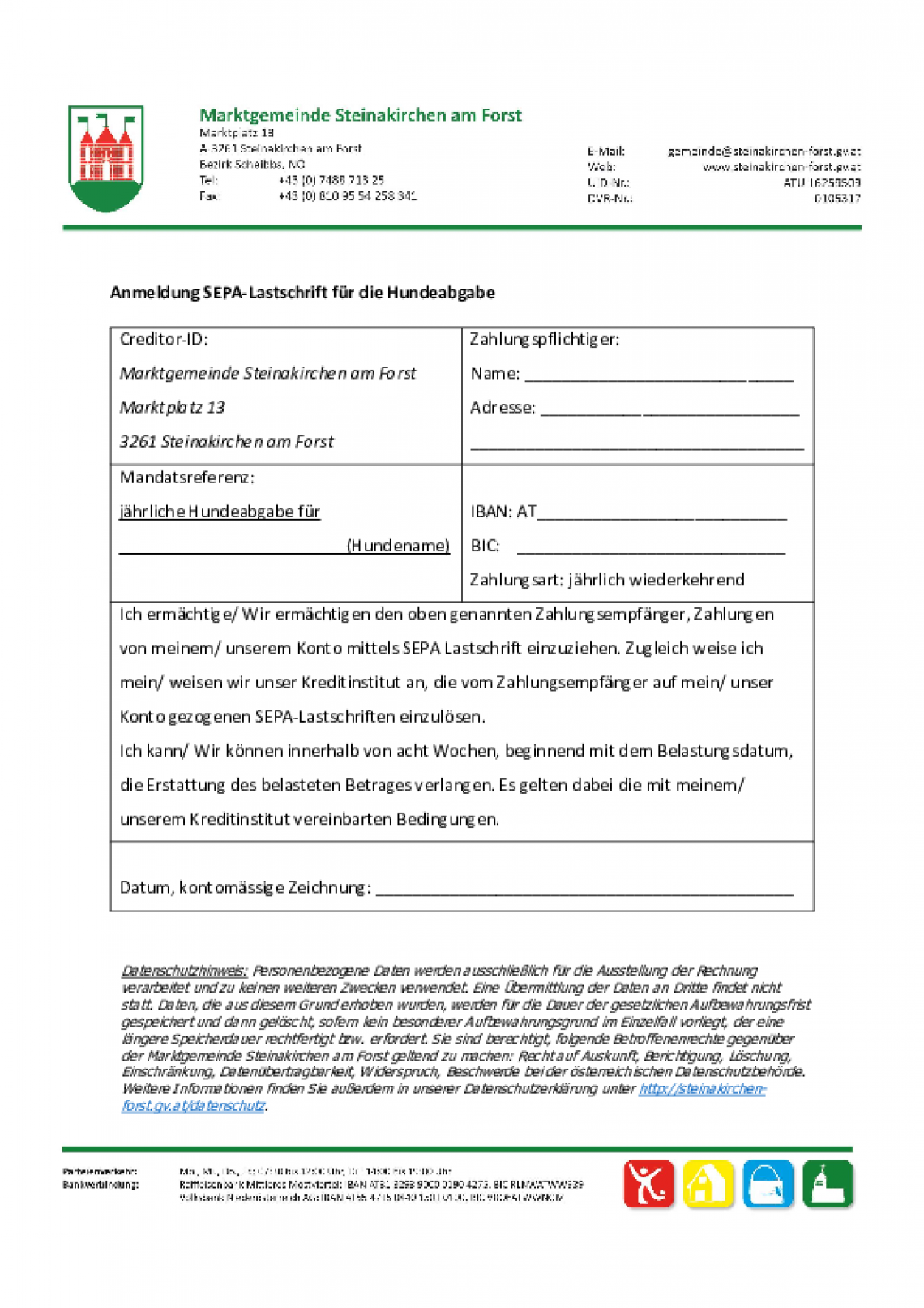 Abbuchungsauftrag