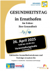 Gesundheitstag 26.4.2025 - Plakat