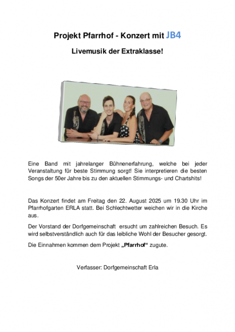 Konzert JB4