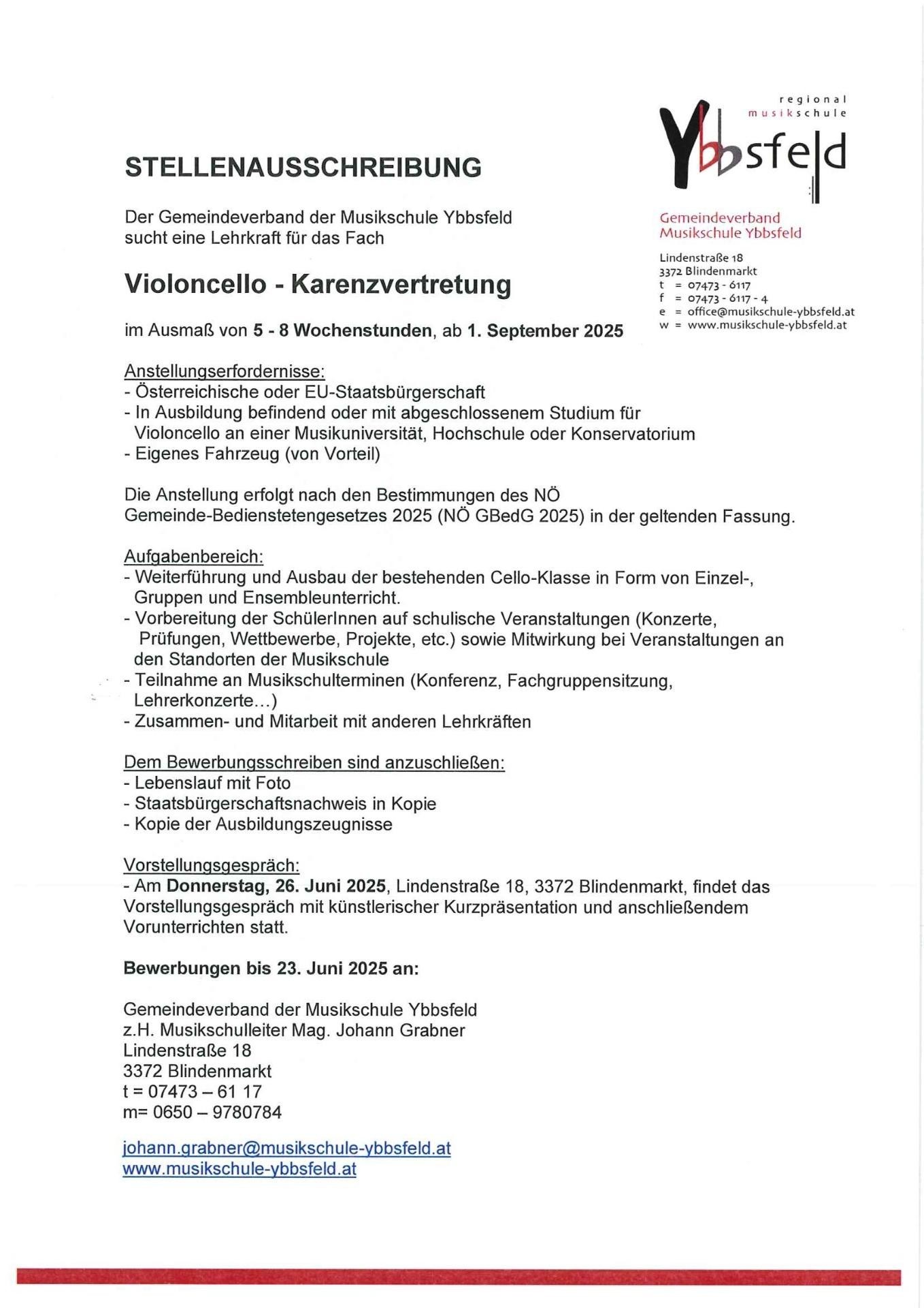 Stellenausschreibung Musikschule Ybbsfeld.jpg