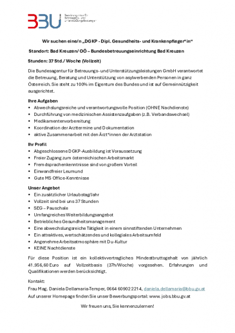 20250623 Stellenausschreibung DGKP BBE Bad Kreuzen.pdf