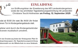 Einladung Kindergartenzubau