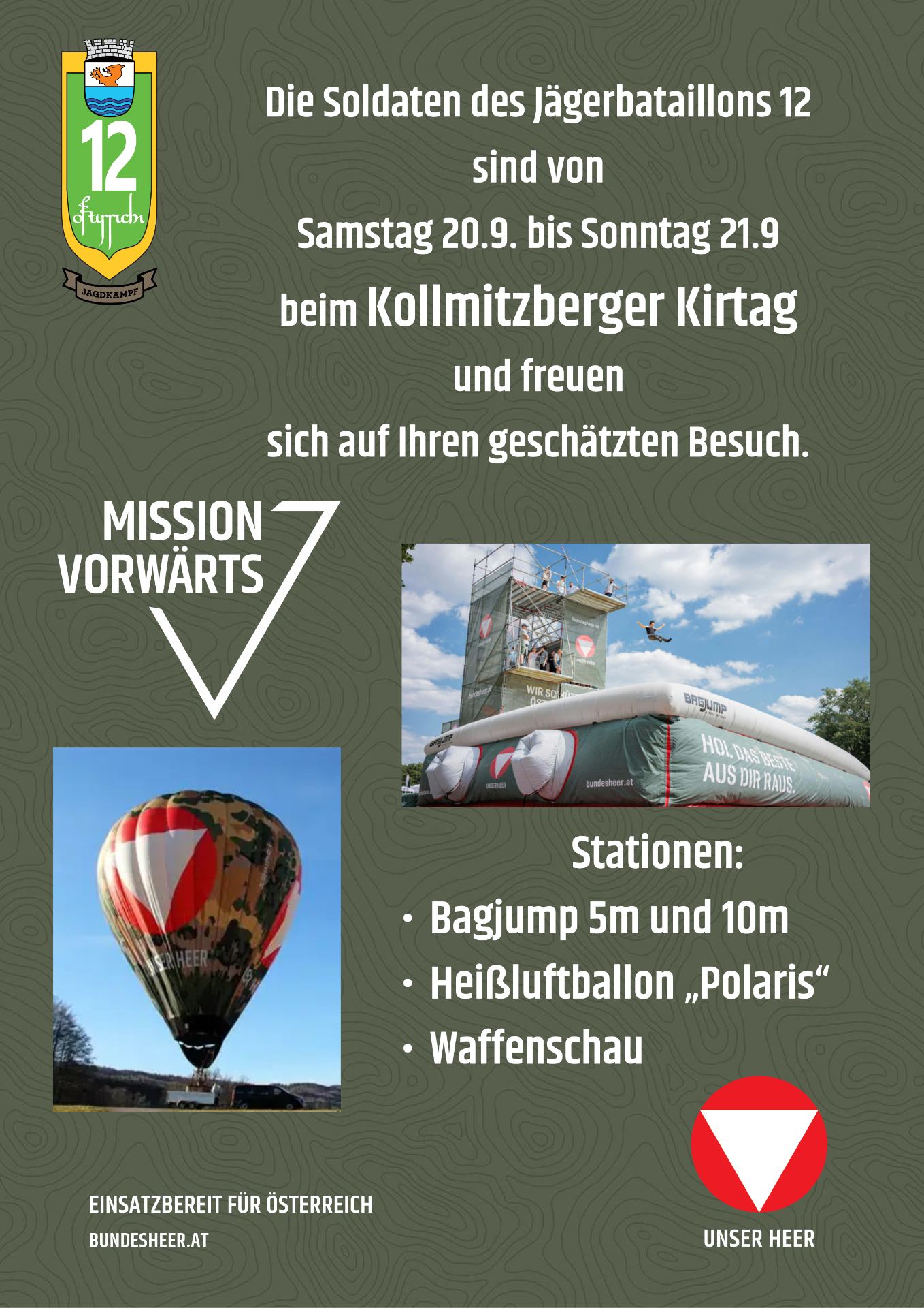 Bundesheer Kollmitzberger Kirtag Ankündigung JgB12_2025.png