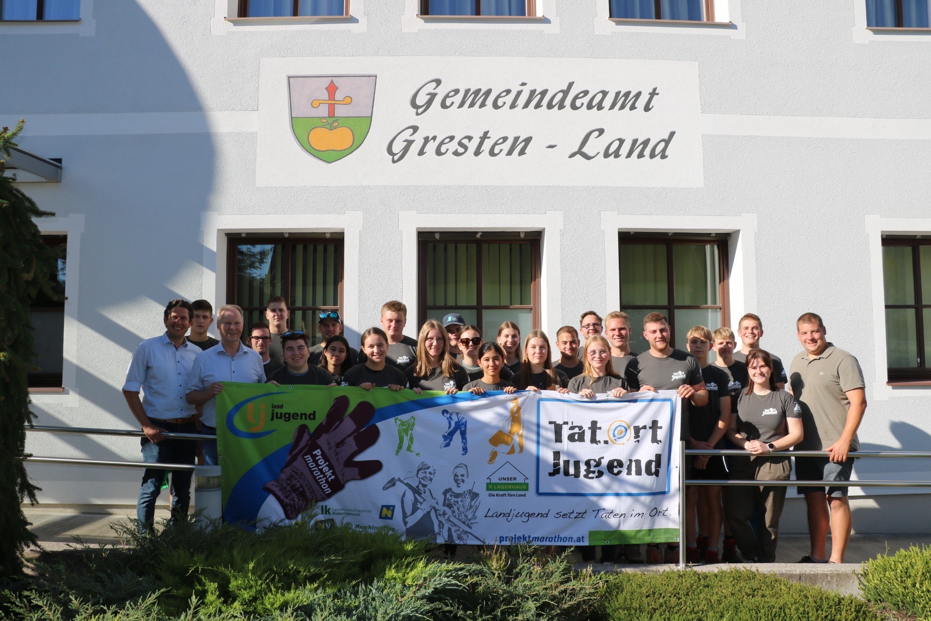 Projektübergabe am Gemeindeamt 
