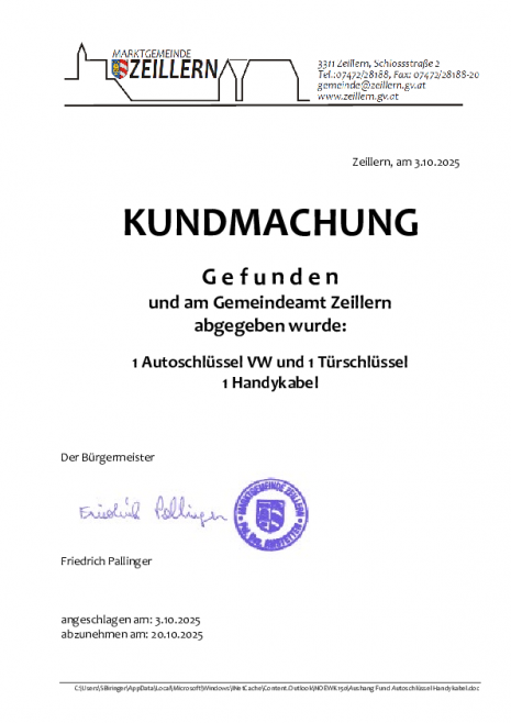 Aushang Fund Autoschlüssel Handykabel.pdf
