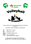 Volleyball-Plakat Herbst 2025