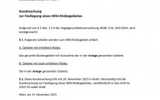 BEILAGE 2 HPAI Risikogebiete, Kundmachung AVN 2025_39_page-0001.jpg