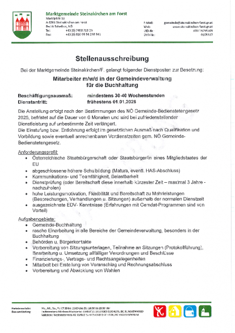StellenausschreibungBuchhaltung