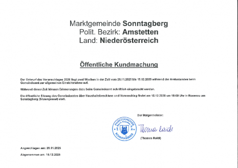 Kundmachung Entwurf Voranschlag 2026.pdf