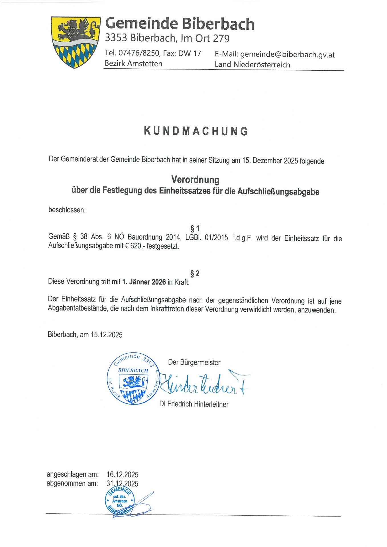 Kundmachung Verordnung Aufschließungsabgabe, ab Jänner 2026.jpg