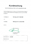 Kundmachung Wahlausschreibung